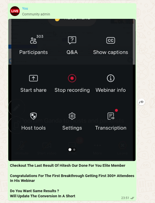 Hitesh — First Breakthrough — 300+ Live